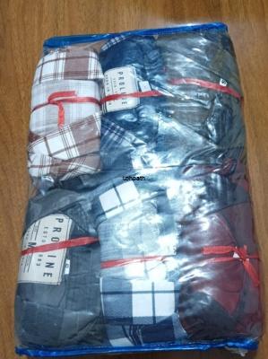 Checks print mix shirts